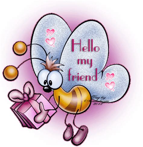 hello friend gif|hello poppet gif.